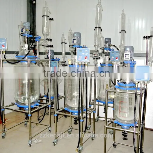 < KD> EXSF Stainless Steel Frame Jacketed Glass Reactor photo-2