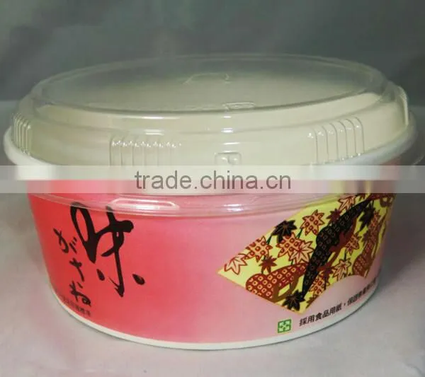 Accept Custom Order BOPS Material Disposable Round Plastic Lid for Paper Bowl photo-2