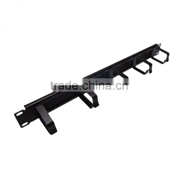 1U 19-inch Racks D-ring Brush Cable Management Panel With Brush Grommet photo-4