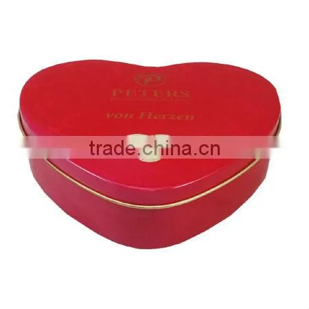 Heart Shape Chocolate Tin Box