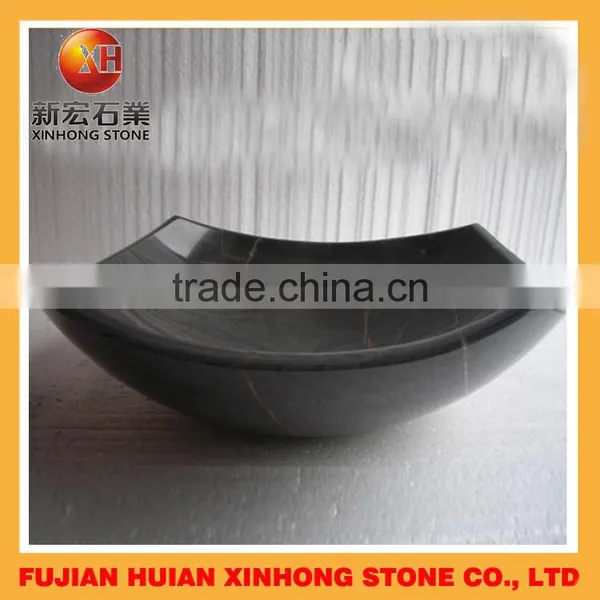Polished Stone Basin, Stone Hand Washing Sink With Irregular Shape photo-3