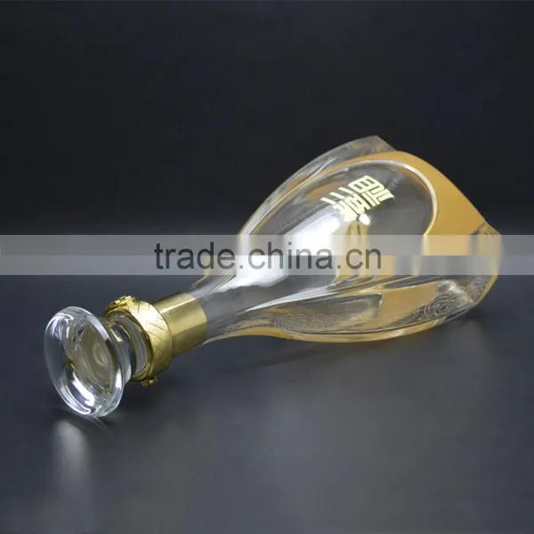 Wine Glass Bottle Vodka/whiskey Bottle Hot Sale Glassware Custom Designed photo-4