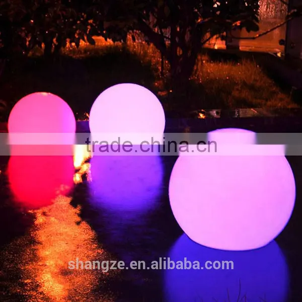 Illuminated LED Light Sphere With 16 Color Changing,Color Plastic Sphere,large Sphere photo-2