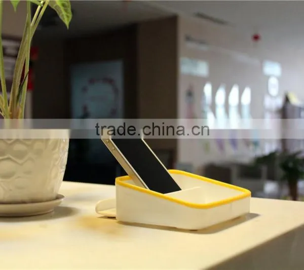 Multi-functional Creative Desktop Storage Bracket Lazy Office Flat Panel Phone Holder, Smart Phone Stand With Organizer Storage photo-6
