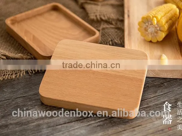 2016 Fashion Wooden Food Tray Custom Cheap Antique Wood Serving Tray Wholesale Fashion Food Tray photo-2