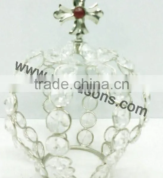 Wedding Square Diamond Votive Holders Crystal photo-5