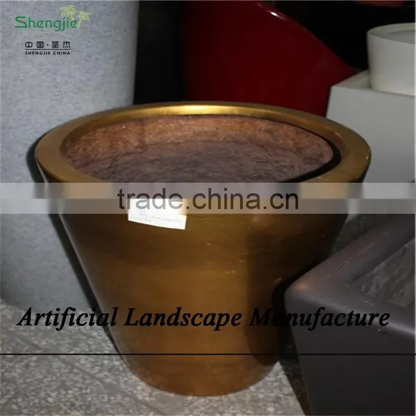 SJZJN 2642 Large Outdoor Planter Large Fiberglass Planter Modern Outdoor Planter photo-3