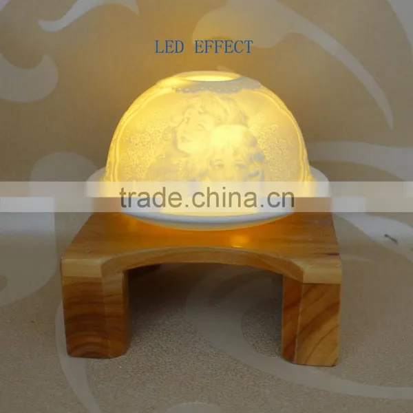 Factory Supply Ceramic Decoration Lamp With LED Bulb photo-4