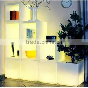 High Quality PE Material Combined Led Carbinet for Wine/light up Plastic Designed Nighclub Bar Used Led Carbinet photo-2