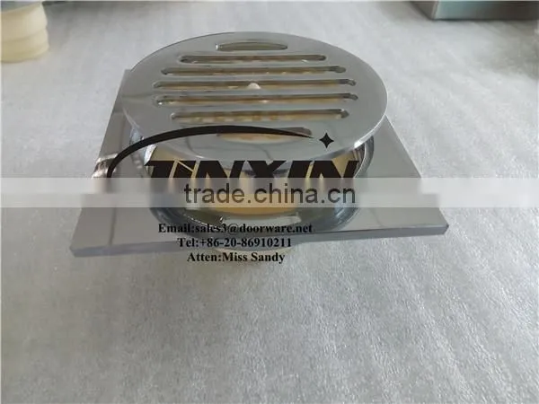 Modern Bathroom Stainless Steel Square Floor Trap Drains photo-3