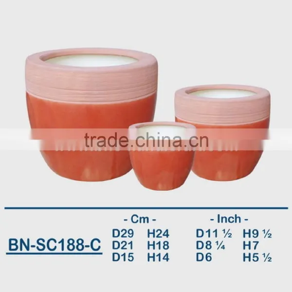 Vietnamese Ceramic Glazed Indoor Pot/ Indoor Planter BN-SC188-A photo-3