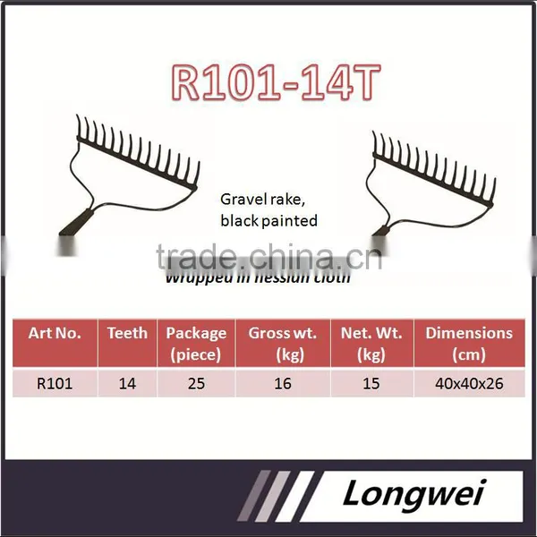 Garden Tools Steel Garden Rake Steel Bow Rake for America photo-2