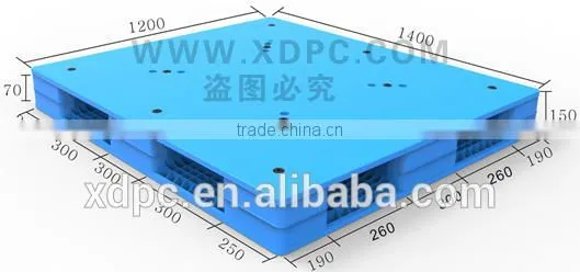 Double Faced Welding Heavy Duty Plastic Pallet photo-4