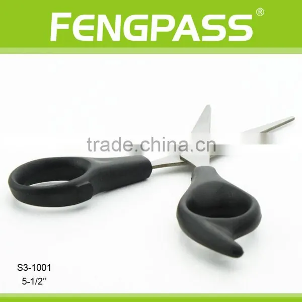 S3-1001 5-1/2" Inch 2CR13 Stainless Steel With ABS Handle Easy for Cutting Hair Hairdressing Scissors photo-3