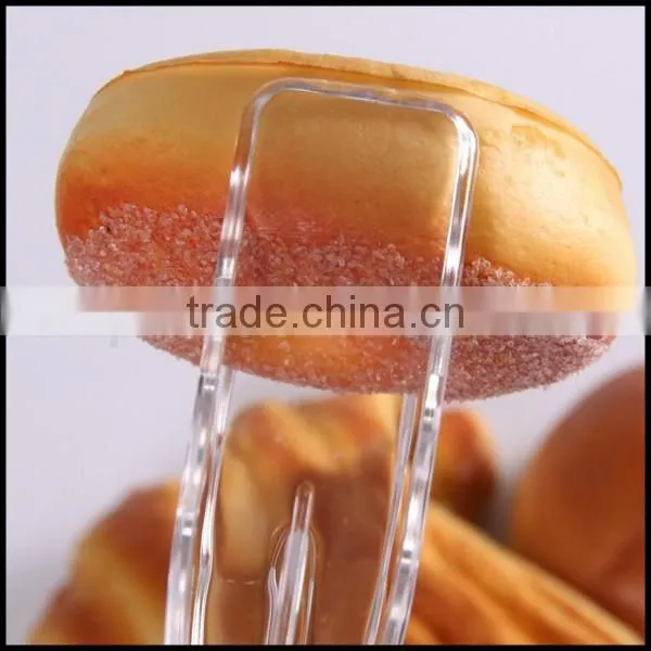 9 Inch High Quality PC Serving Tongs Wholesale/OEM Orange Color Plastic Serving Tongs/salad Tongs Manufacturer photo-3