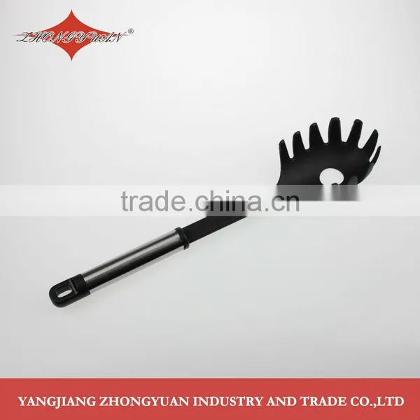 The New Born Spaghetti Spoon Nylon Kitchen Utensil With PP and Steel Tube Handle photo-2