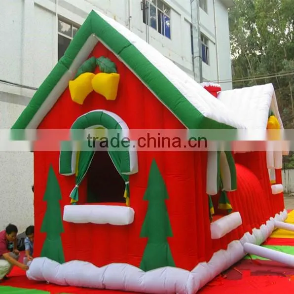 Merry Christmas Inflatable Santa House With Customized Size and Shape photo-6