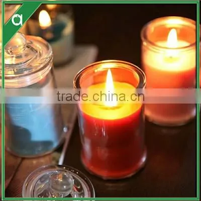 Natural Plant Scented Glass Candles Without Smoke Candle, Candle Resistant To High Temperature Glass Wax