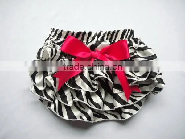 Cheap Four Leaf Clover Nice Underwear WholeSale Baby Organic Kids Underwear Ruffle Bloomers photo-2