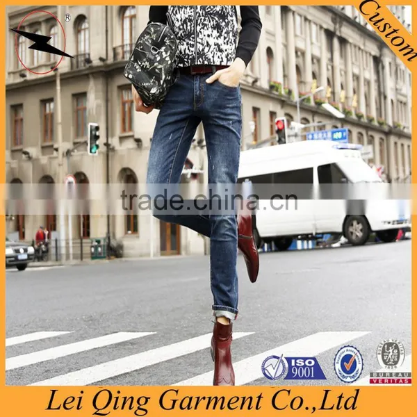 Stylish Jeans Blue Men's Funky Pants photo-5