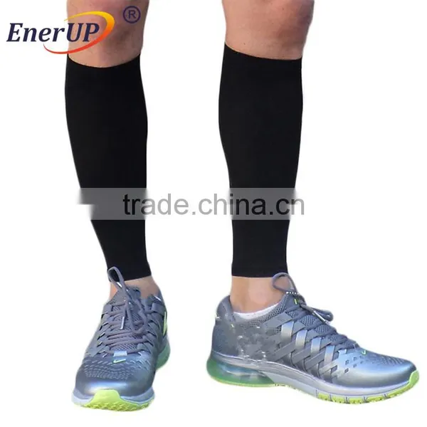 Sports Compression Knitting Elatic Calf Leg Brace Sleeve Supporter photo-3