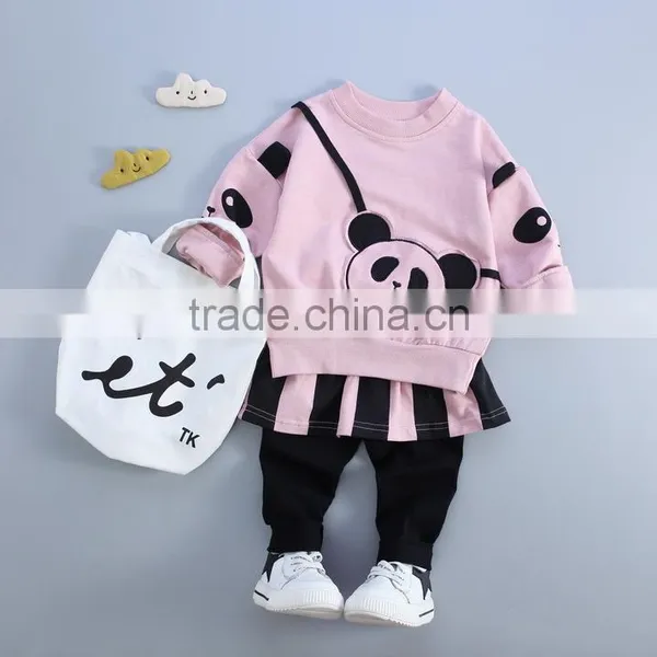 2016 Autumn Baby Girl Clothing Set Wholesale Children's Boutique Clothing photo-6