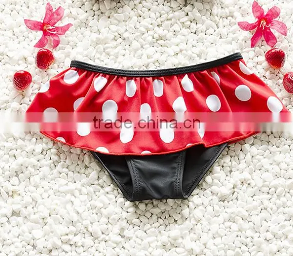 Popup Lovely Dot Children's Split Kids Swimwear For Girls photo-4