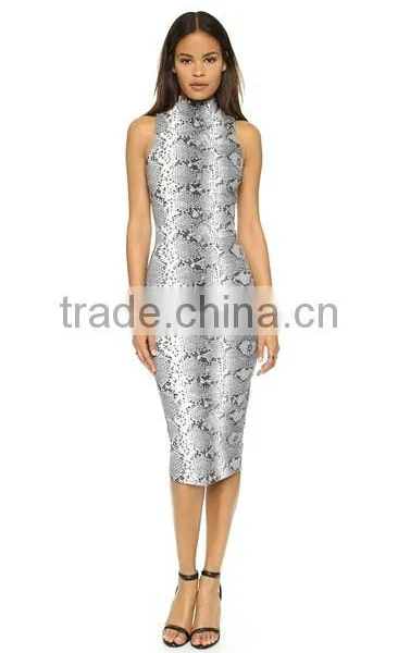 New Fashion Sexy Fish Cut Dress Factory Manufacture