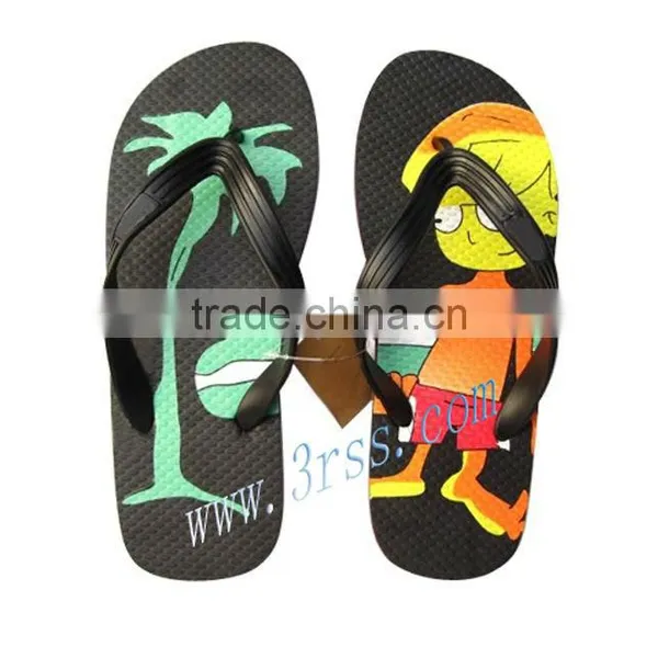 Heat Transfer Printing Cartoon Flip Flop photo-3