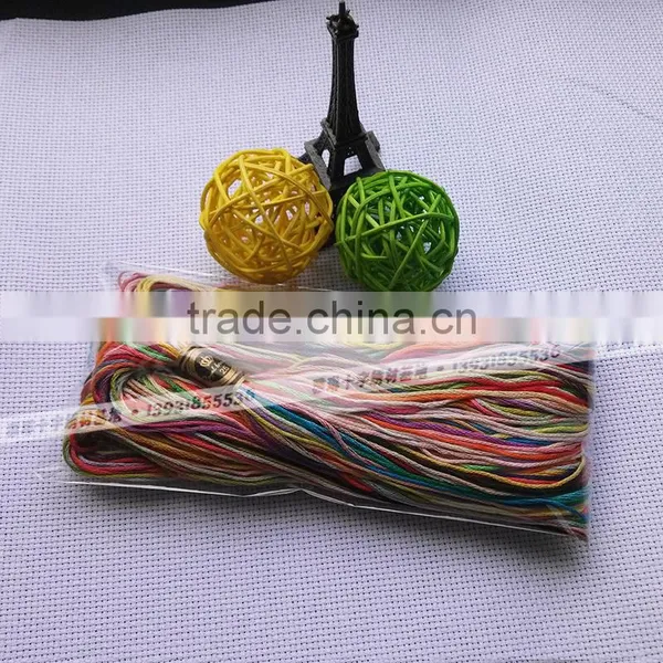 Beautiful DIY Dmc Thread Embroidery Floss Wholesale Colorful 100% Cotton Bracelets Thread Cross-stitch photo-6