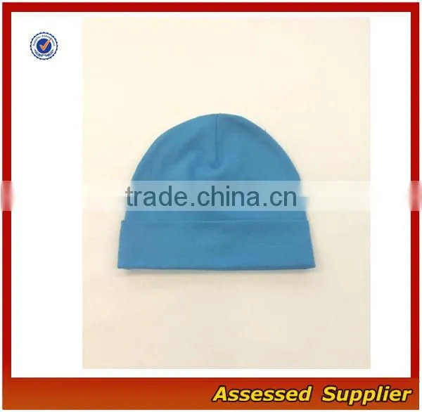 ZT1028 Soft 100%organic Cotton Infant Baby Hat/ Hospital Newborn Baby Solid Caps photo-5