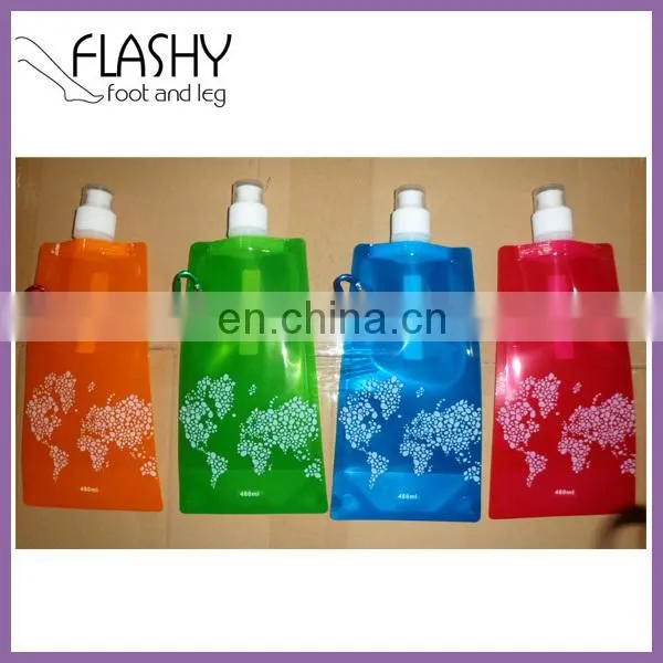 BPA Free Foldable Water Bottle Sports Water Bottles Plastic Water Bottle photo-5