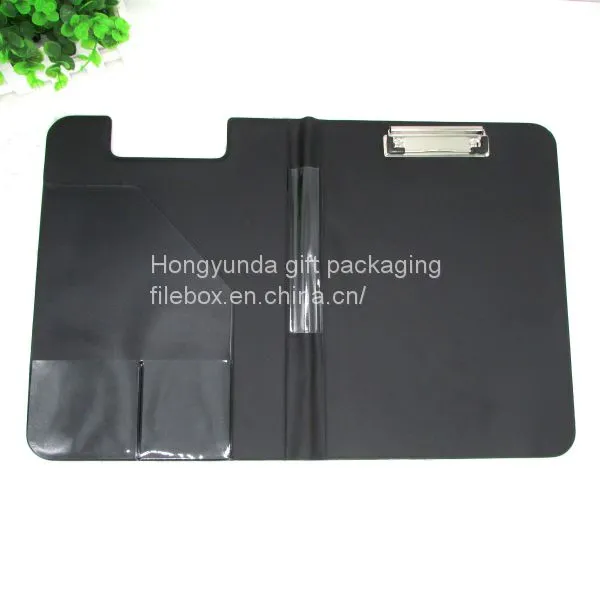 A4 double size clip board folding clipboard plastic file clipboard with padding