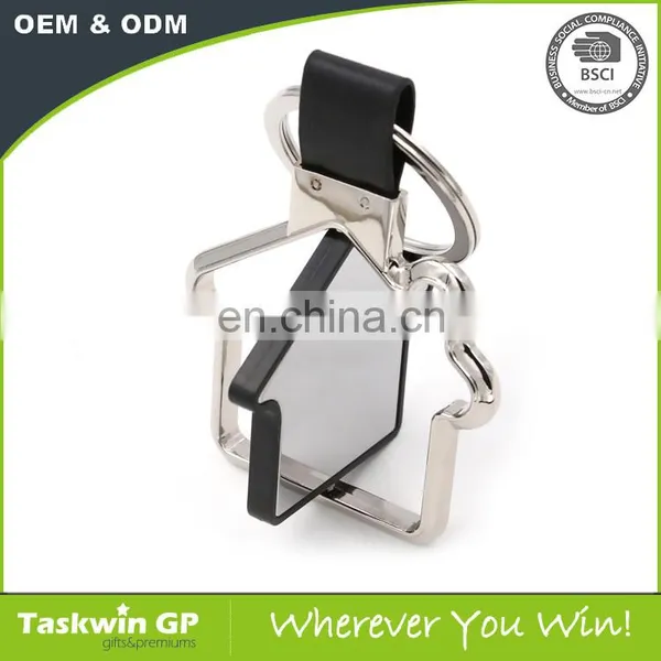 Special Shape Cheap Custom Souvenir Embossing Metal Keychain photo-2