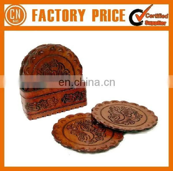Logo Promotion Cheap Custom Embossed Coaster photo-5