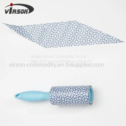 Extra Sticky Pet Hair Lint Roller With Spiral Cut Sheets