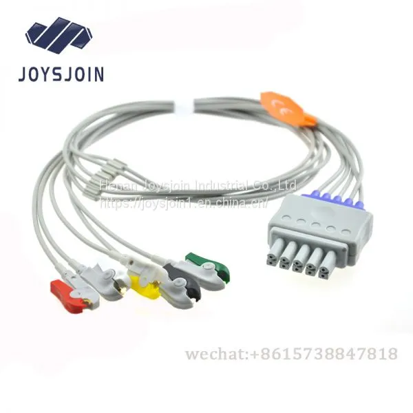 Compatible Siemens Draeger Ecg Cable 5 Lead Clip photo-2