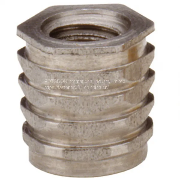 NFPA-256/440/632/832/024 Insert Nut Insertos Knurling Threaded Knukles Nuts Inserts Hexagonal Aluminum Knurled Inserti PEM Standard