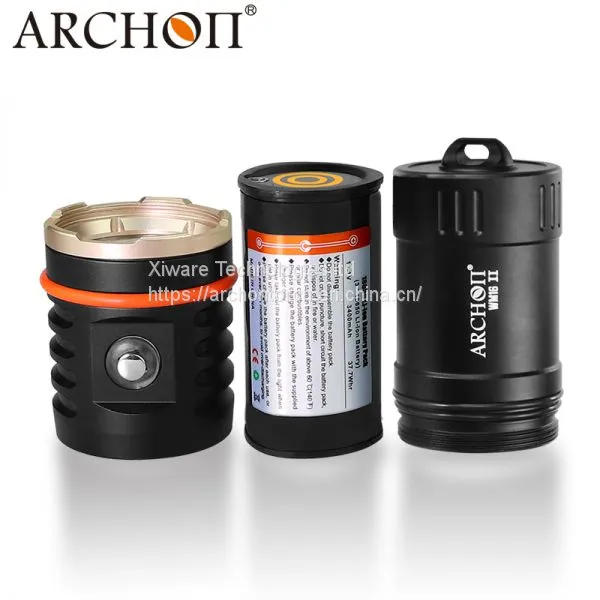 ARCHON WM16 II High Quality LED Diving Light 3500 Lumens Diving Video Torch Scuba Diving Flashlight photo-4
