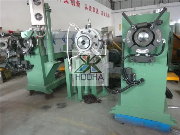 One - Screw Wire Extrusion Machine Indooor Optical Fiber Cable Manufacturing
