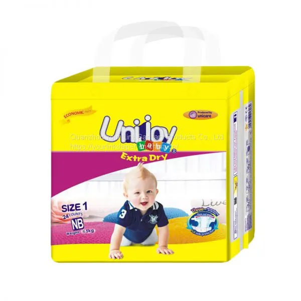 Disposable Waterproof Brethable Backsheet Dipers Baby Diapers for Africa Ghana Market