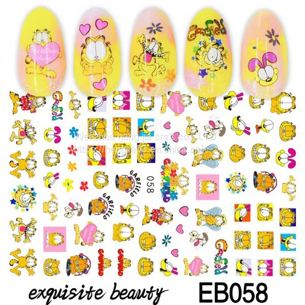 Cartoon Decoration Party Supplies 2d Nail Sticker Kids Decals Sticker photo-4