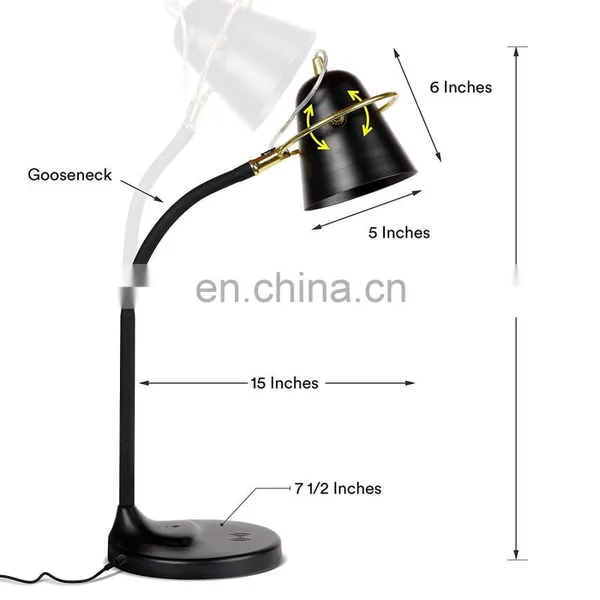 Color Changing Led Desk Lamp With Wireless Charging Pad and Usb for Home Office Tasks photo-4