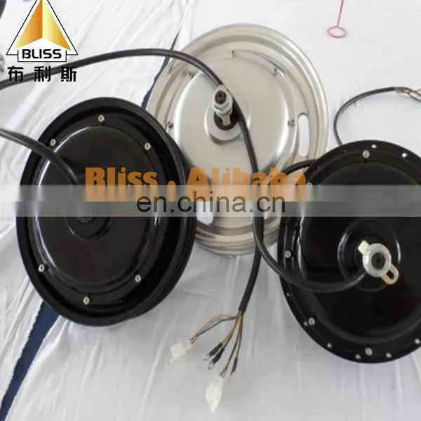 Manufacturers Supply 1500W Brushless DC Wheel Hub Spoke Motor Electric Bike Modified Motor Brushless Hub Motor photo-5
