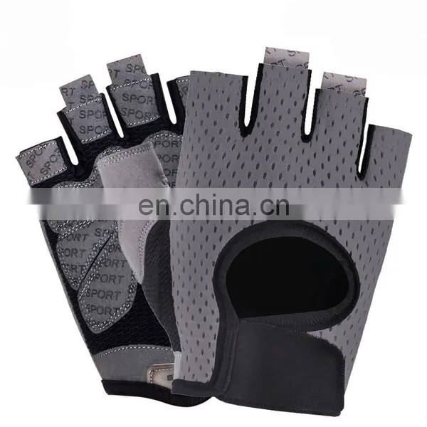 Hampool Wrist Support Half Finger Weight Lifting Gym Sports Gloves photo-4