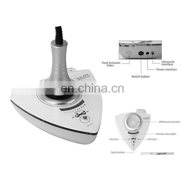 HOME USE Mini Cavitation Machine High Frequency Cellulite Reduction Slimming Machine Mini Ultrasonic Cavitation photo-6