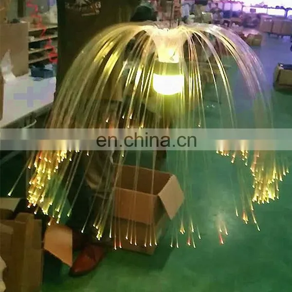 New Fantasy Light Festival Dream Jellyfish LED Jellyfish Fiber Optic Light 1m Diameter Ocean Jellyfish Light photo-6