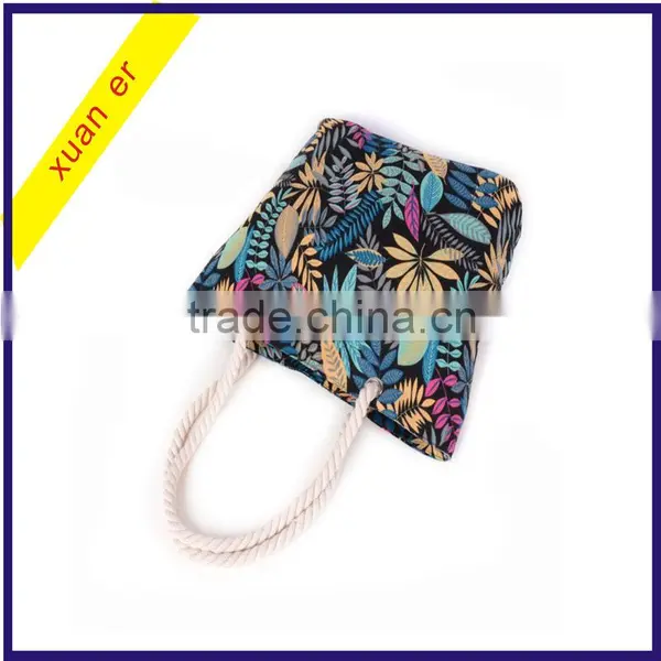 2015 Top Selling Products Custom Printed Canvas Shoulder Bag for Lady photo-2