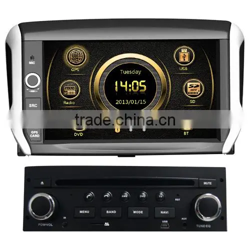 Car Dvd Player for Peugeot 208 With GPS,TV,Bluetooth,3G,ipod,PIP,Games,Dual Zone,Steering Wheel Control