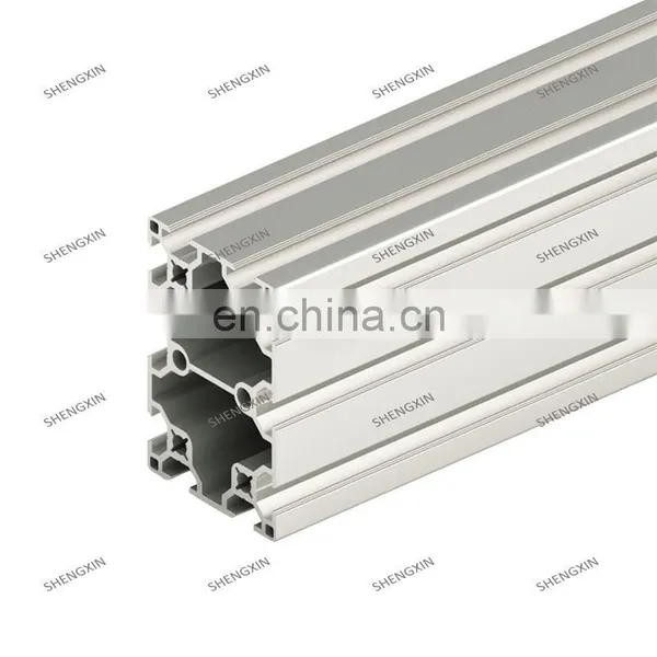 Shengxin 6000 Series China T-slot Aluminum Extrusion Profile 2020 2040 4040 European Standards Natural Color photo-3